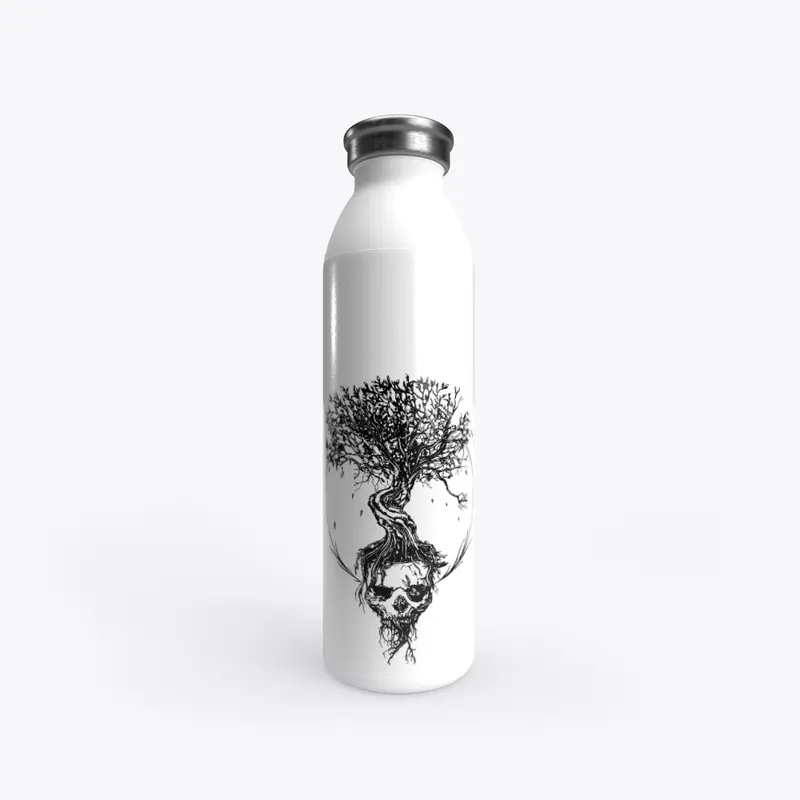 Yggdrasil Skull Water Bottle