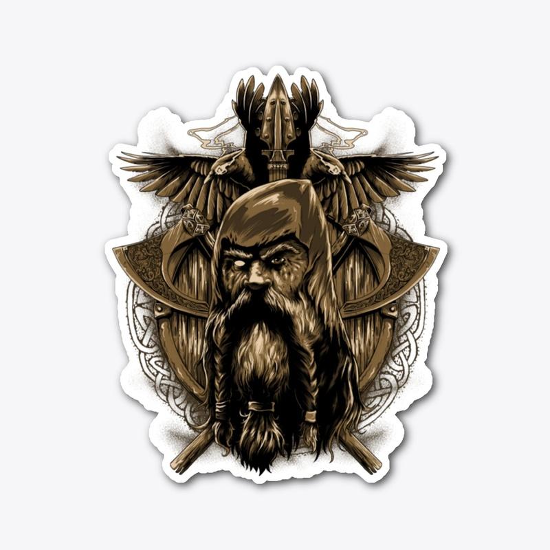 Odin The Shredfather Sticker